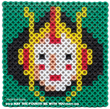 Queen Amidala Perler Pattern /// We add new patterns to our blog every week! Click the URL and follow us to make sure you don't miss any! /// Star Wars perler, hama bead, cross-stitch, knitting, Lego, pixel pattern /// Note: Patterns are ©, and your work must include © if posted, and can not be sold. See blog for complete ©. #pixel #pixelart #perler #perlerbeads #hama #hamabeads #starwars #crossstitch #lego #knitting #mosaic #amidala #padme #queenamidala maythefourthbewithyoupartyblog.com