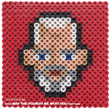 Count Dooku Perler Pattern /// We add new patterns to our blog every week! Click the URL and follow us to make sure you don't miss any! /// Star Wars perler, hama bead, cross-stitch, knitting, Lego, pixel pattern /// Note: Patterns are ©, and your work must include © if posted, and can not be sold. See blog for complete ©. #pixel #pixelart #perler #perlerbeads #hama #hamabeads #starwars #crossstitch #lego #knitting #mosaic #dooku #countdooku maythefourthbewithyoupartyblog.com