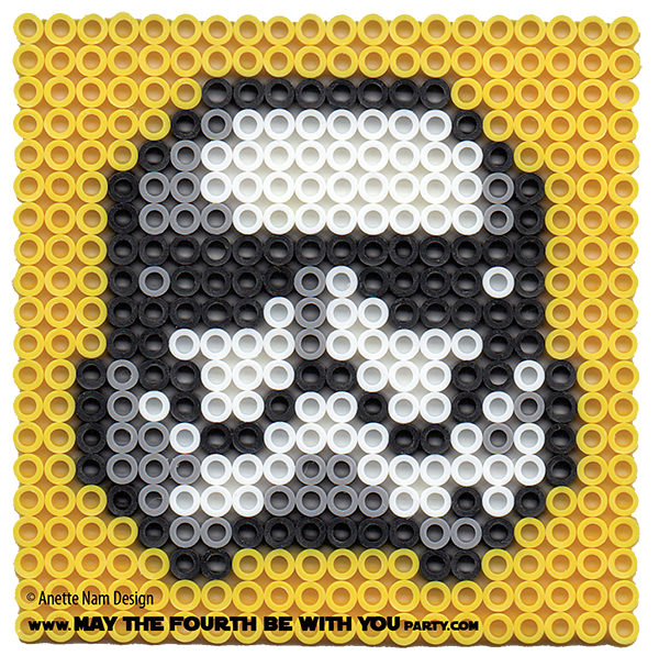 The Force Awakens Stormtrooper Perler Pixel Pattern