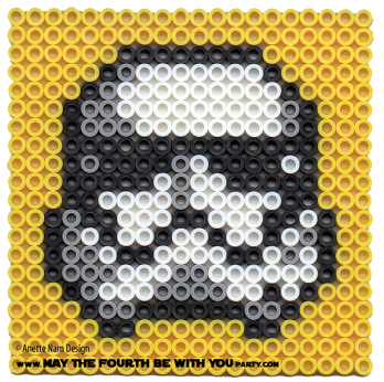 Stormtrooper Perler Pattern. /// We add new patterns to our blog every week! Click the URL and follow us to make sure you don't miss any! /// Star Wars perler, hama bead, cross-stitch, knitting, Lego, pixel pattern /// Note: Patterns are ©, and your work must include © if posted, and can not be sold. See blog for complete ©. #pixel #pixelart #perler #perlerbeads #hama #hamabeads #starwars #crossstitch #lego #knitting #mosaic #stormtrooper #finn #theforceawakens maythefourthbewithyoupartyblog.com