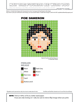 Poe Dameron Perler Pattern. /// We add new patterns to our blog every week! Click the URL and follow us to make sure you don't miss any! /// Star Wars perler, hama bead, cross-stitch, knitting, Lego, pixel pattern /// Note: Patterns are ©, and your work must include © if posted, and can not be sold. See blog for complete ©. #pixel #pixelart #perler #perlerbeads #hama #hamabeads #starwars #crossstitch #lego #knitting #mosaic #poe #poedameron #theforceawakens maythefourthbewithyoupartyblog.com