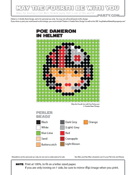 Poe Dameron, X-wing Pilot Perler Pattern. /// We add new patterns to our blog every week! Click the URL and follow us to make sure you don't miss any! /// Star Wars perler, hama bead, cross-stitch, knitting, Lego, pixel pattern /// Note: Patterns are ©, and your work must include © if posted, and can not be sold. See blog for complete ©. #pixel #pixelart #perler #perlerbeads #hama #hamabeads #starwars #crossstitch #lego #knitting #mosaic #poe #poedameron Xwing #theforceawakens maythefourthbewithyoupartyblog.com