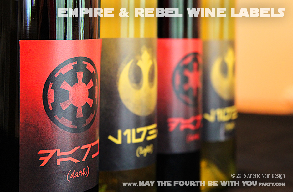 Smokes and Booze: Star Wars Wine and Liquor Labels