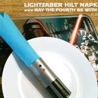 DIY Lightsaber Hilt Napkin Rings (Part 2)