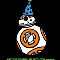 BB-8 is Ready to Party!  (DIY May the Fourth be with You Party Shirt)