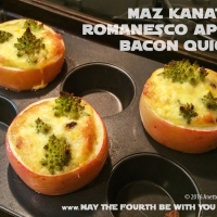 Maz Kanata's Romanesco Apple Bacon Quiche
