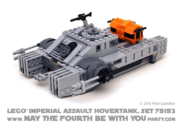 Star Wars Rogue One LEGO Imperial Assault Hovertank, Set 75152 /// We add new Star Wars fun on our blog every week! /// #starwars #rogueone #lego #minifig #imperialassaulthovertank #hovertank #review #starwarslego /// maythefourthbewithyoupartyblog.com