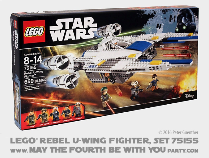Star Wars Rogue One LEGO Rebel U-Wing Fighter, Set 75155 /// We add new Star Wars fun on our blog every week! /// #starwars #rogueone #lego #minifig #uwing #review #starwarslego /// maythefourthbewithyoupartyblog.com