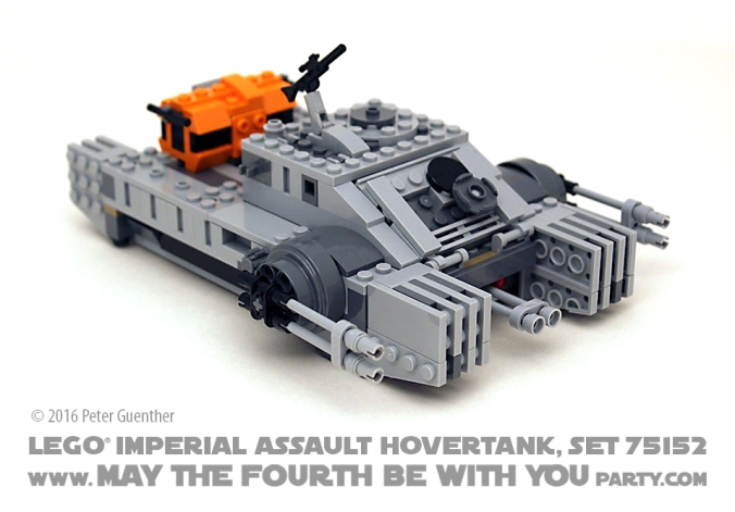 Star Wars Rogue One LEGO Imperial Assault Hovertank, Set 75152 /// We add new Star Wars fun on our blog every week! /// #starwars #rogueone #lego #minifig #imperialassaulthovertank #hovertank #review #starwarslego /// maythefourthbewithyoupartyblog.com